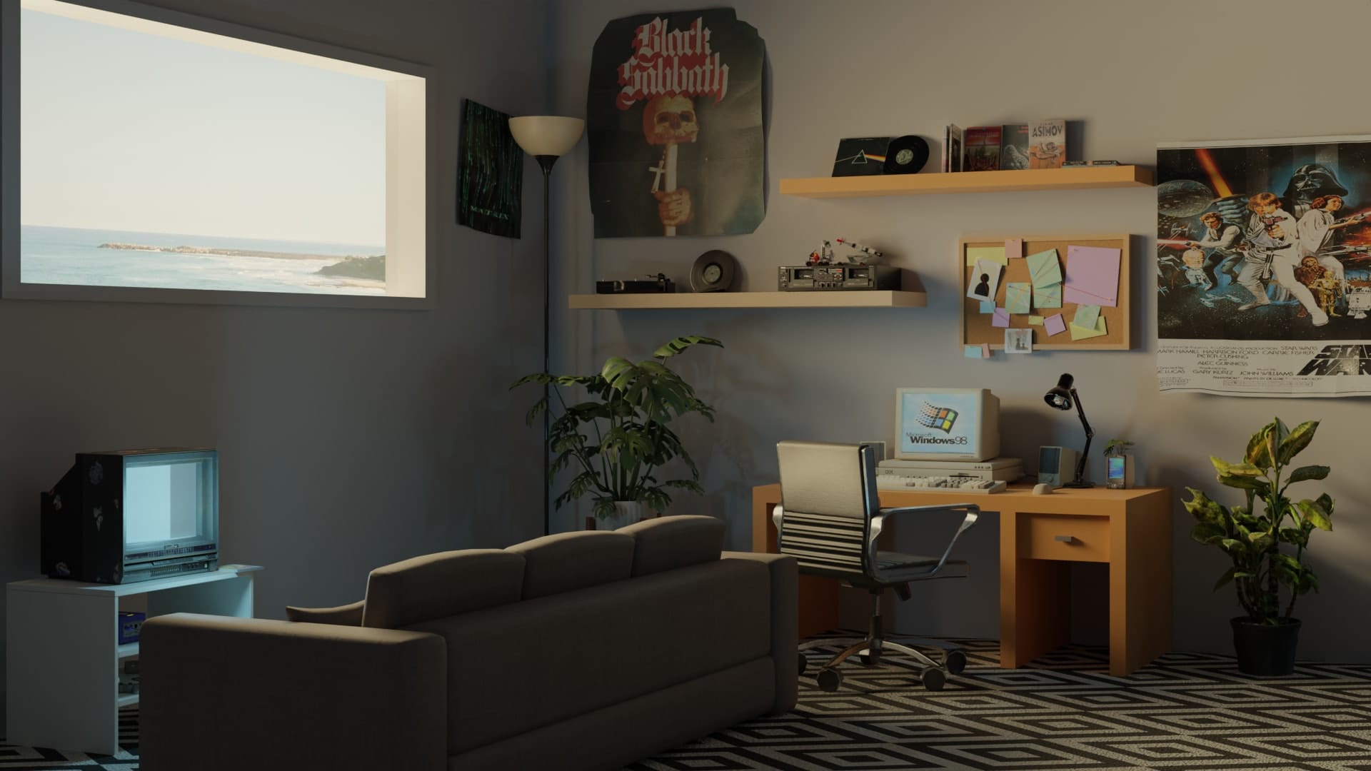 Day room scene
